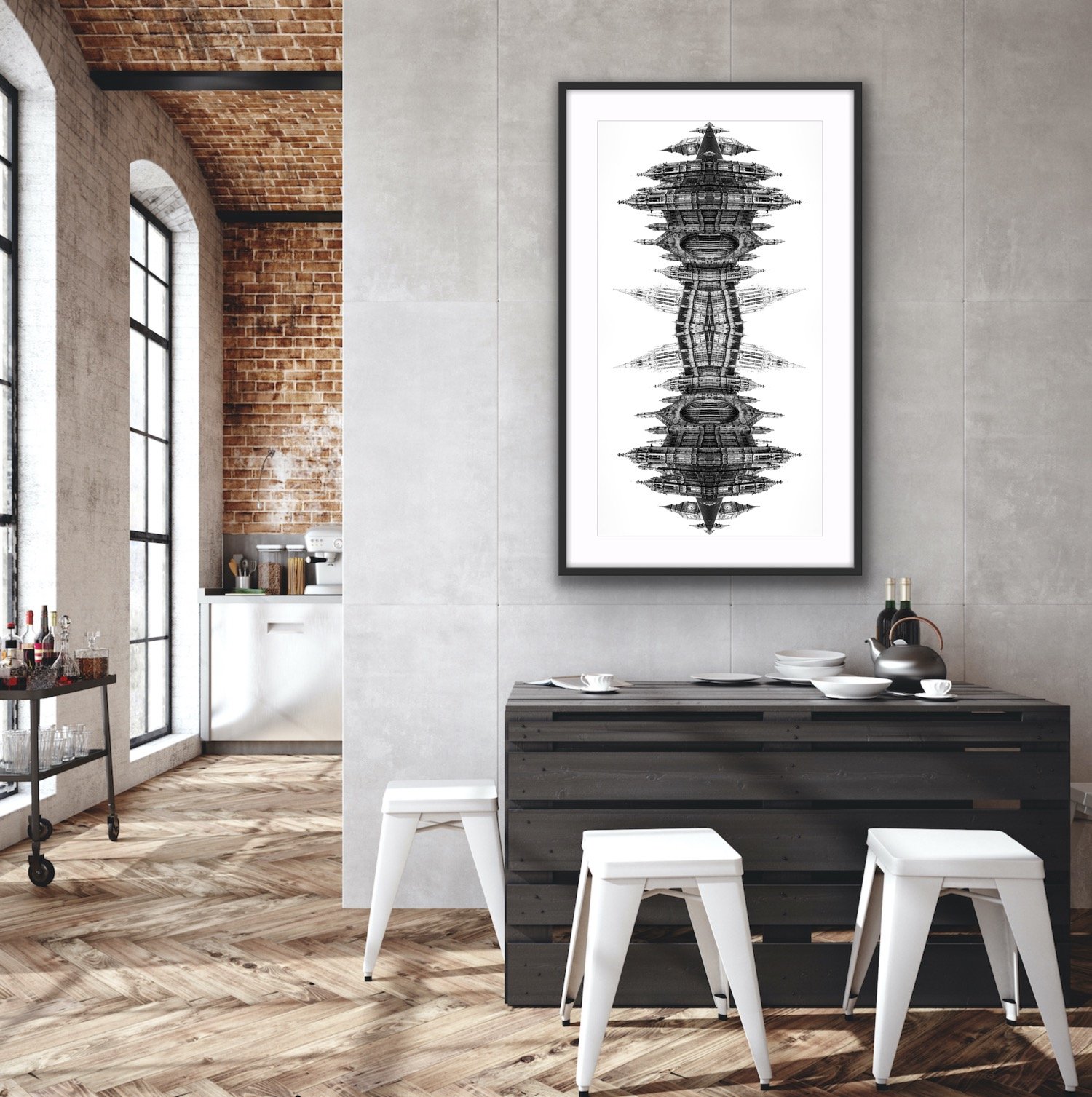 Sceptre - Mystery Building Series - Limited Edition Print 2